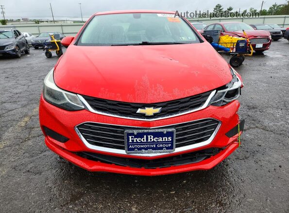 1G1BE5SM7H7257255 2017 CHEVROLET CRUZE Red წინა ხედი