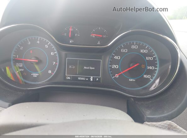 1G1BE5SM9G7300301 2016 CHEVROLET CRUZE Red Widok tylnych siedzeń