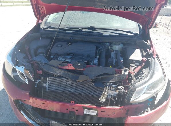 1G1BE5SM9K7141983 2019 CHEVROLET CRUZE Red Vista trasera