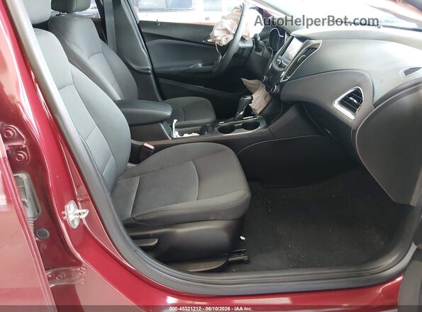 1G1BE5SMXK7142012 2019 CHEVROLET CRUZE Red Սալոնի դիմացի տեսք