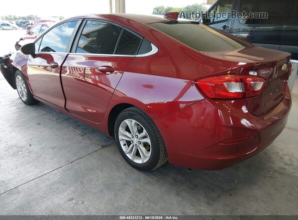 1G1BE5SMXK7142012 2019 CHEVROLET CRUZE Red Հետևի ձախ