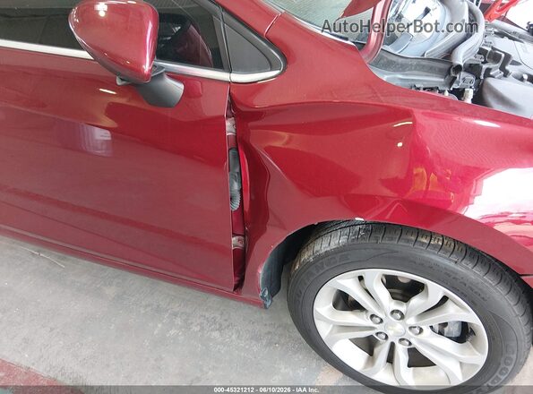 1G1BE5SMXK7142012 2019 CHEVROLET CRUZE Red Դիմացի տեսք