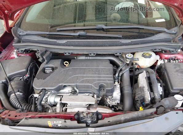 1G1BE5SMXK7142012 2019 CHEVROLET CRUZE Red Հետևի տեսք
