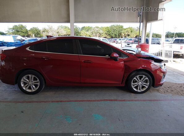 1G1BE5SMXK7142012 2019 CHEVROLET CRUZE Red Սալոնի հետևի տեսք