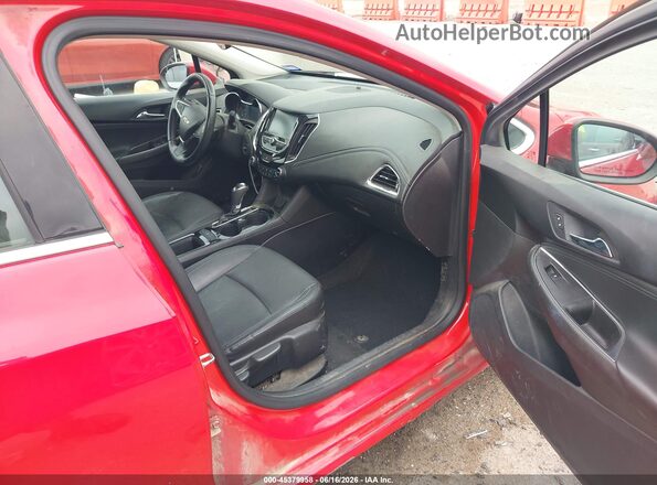 1G1BF5SM3H7106295 2017 CHEVROLET CRUZE Red Вид салону спереду