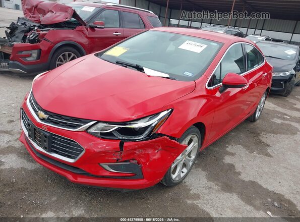 1G1BF5SM3H7106295 2017 CHEVROLET CRUZE Red Передня ліва чверть