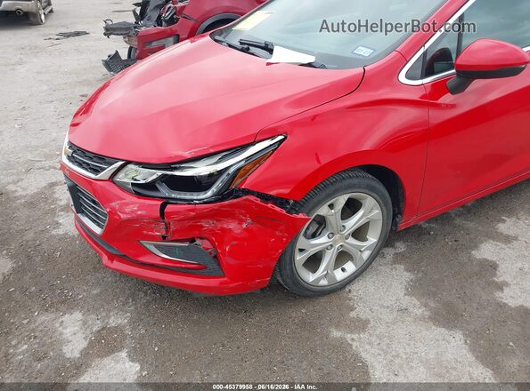 1G1BF5SM3H7106295 2017 CHEVROLET CRUZE Red Вид спереду