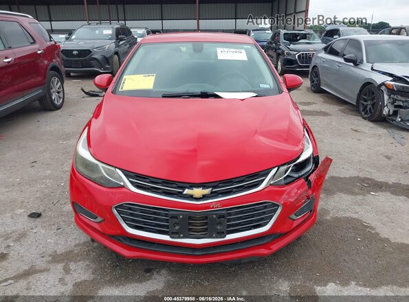 1G1BF5SM3H7106295 2017 CHEVROLET CRUZE Red Вид щитка приладів