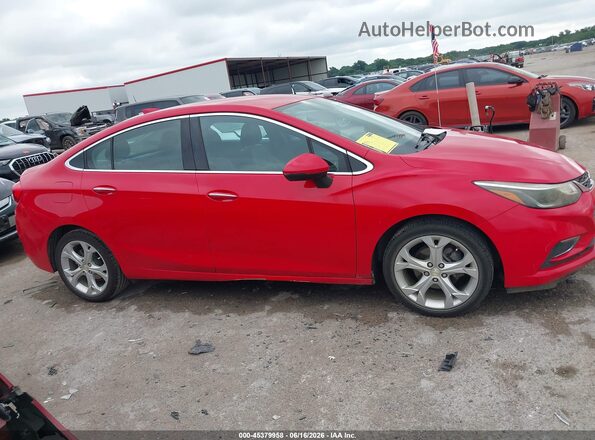 1G1BF5SM3H7106295 2017 CHEVROLET CRUZE Red Вид задньої частини салону