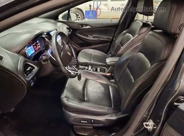 1G1BF5SMXH7149371 2017 CHEVROLET CRUZE Угольный Вид салона спереди