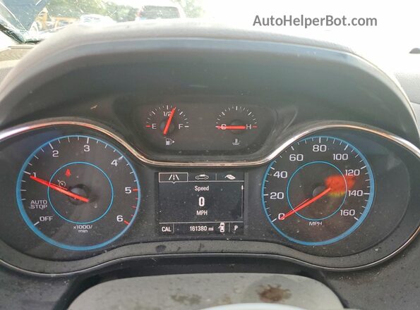 1G1BH5SE0H7172371 2017 CHEVROLET CRUZE Charcoal Widok zestawu wskaźników