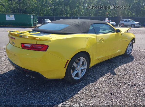 1G1FA3DS9H0159107 2017 CHEVROLET CAMARO Желтый Задняя правая четверть