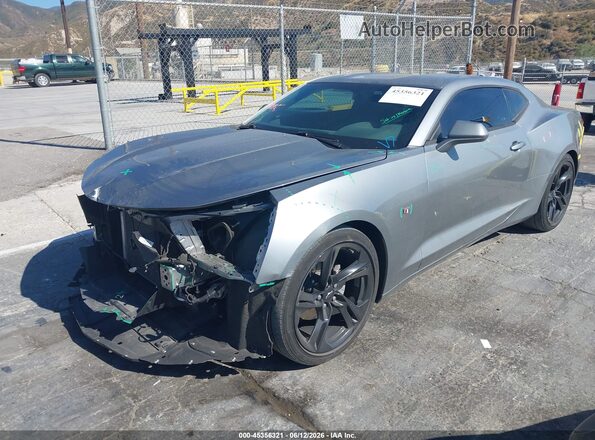 1G1FB1RS0P0136033 2023 CHEVROLET CAMARO Silver წინა მარცხენა ხედი სამი მეოთხედიდან