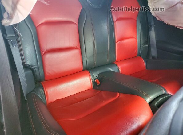 1G1FB1RS3J0121369 2018 CHEVROLET CAMARO Red Rear seats view