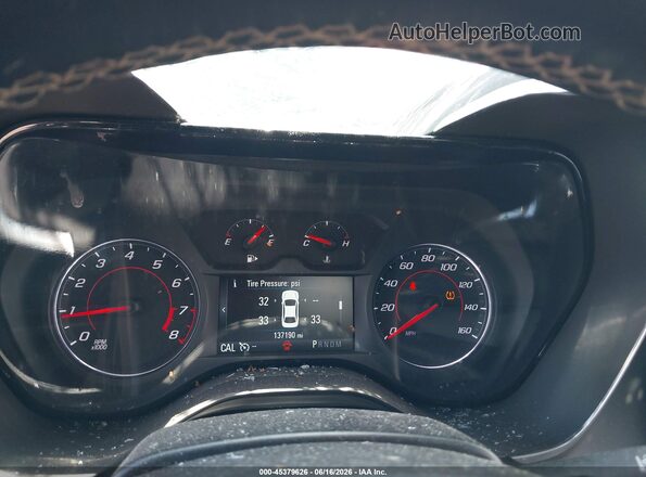 1G1FB1RS4J0184528 2018 CHEVROLET CAMARO Black Vista de los asientos traseros