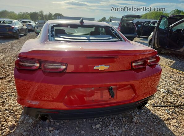 1G1FB1RS7M0140916 2021 CHEVROLET CAMARO Red Rear view