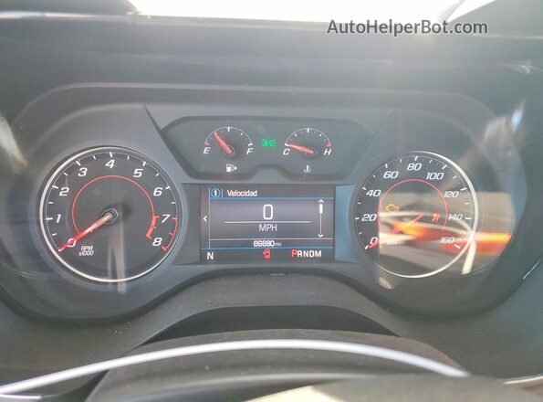 1G1FB1RS8K0107694 2019 CHEVROLET CAMARO White Սարքավորումների վահանակի տեսք