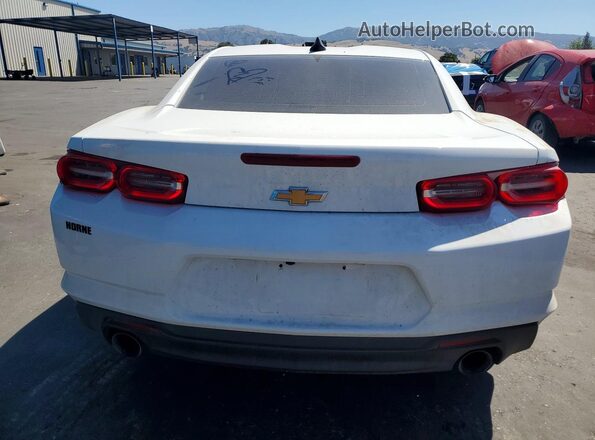 1G1FB1RS8K0107694 2019 CHEVROLET CAMARO White Հետևի տեսք
