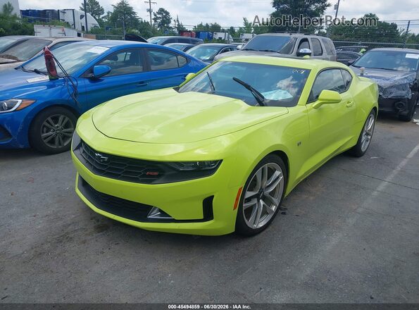 1G1FB1RX0L0144686 2020 CHEVROLET CAMARO Желтый Передняя левая четверть