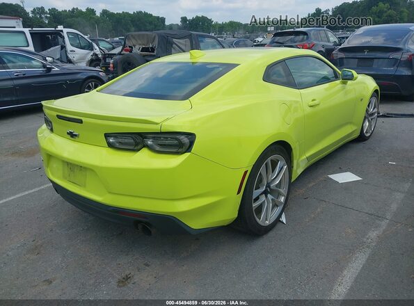 1G1FB1RX0L0144686 2020 CHEVROLET CAMARO Желтый Задняя правая четверть