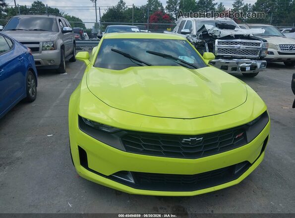 1G1FB1RX0L0144686 2020 CHEVROLET CAMARO Желтый Вид спереди