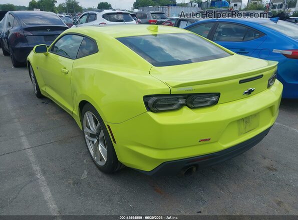 1G1FB1RX0L0144686 2020 CHEVROLET CAMARO Желтый Задняя левая четверть