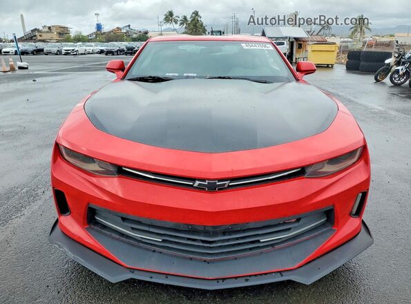 1G1FB1RX2J0101495 2018 CHEVROLET CAMARO Red წინა ხედი