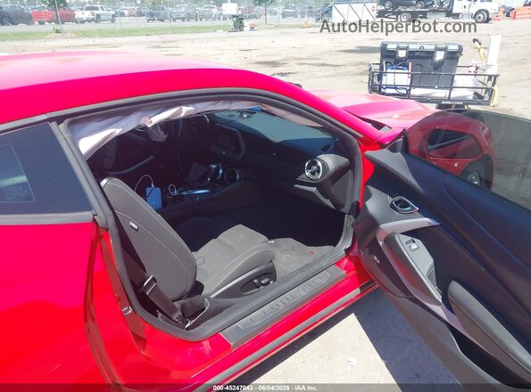 1G1FB1RX3L0138509 2020 CHEVROLET CAMARO Red Widok wnętrza z przodu