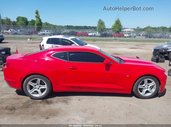 1G1FB1RX3L0138509 2020 CHEVROLET CAMARO Red Widok wnętrza z tyłu