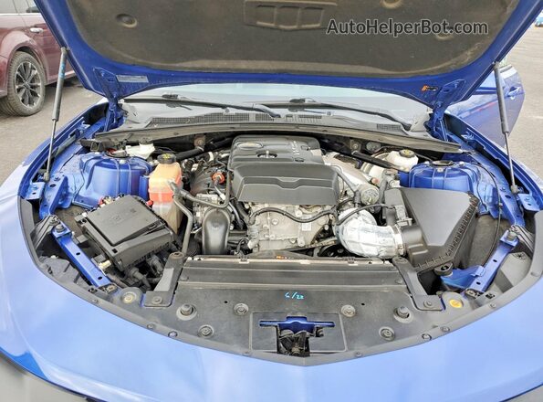 1G1FB1RX4P0145295 2023 CHEVROLET CAMARO Blue Rear interior view