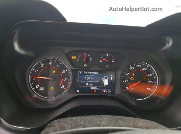 1G1FB1RX4P0145295 2023 CHEVROLET CAMARO Blue Instrument cluster view