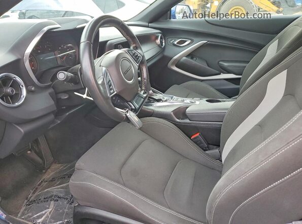 1G1FB1RX4P0145295 2023 CHEVROLET CAMARO Blue Front interior view