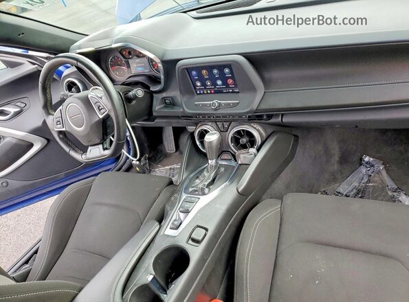 1G1FB1RX4P0145295 2023 CHEVROLET CAMARO Blue Dashboard view
