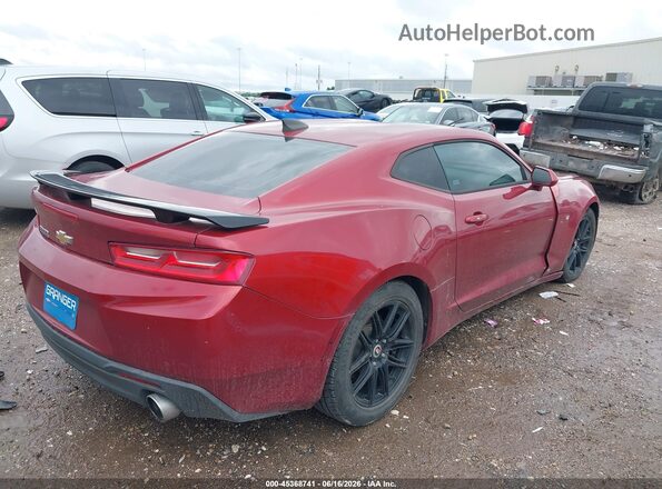 1G1FB1RX6J0142633 2018 CHEVROLET CAMARO Темно-бордовый Задняя правая четверть
