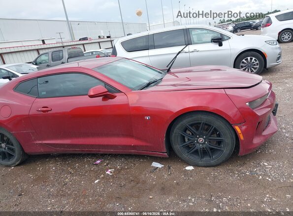 1G1FB1RX6J0142633 2018 CHEVROLET CAMARO Темно-бордовый Вид задней части салона