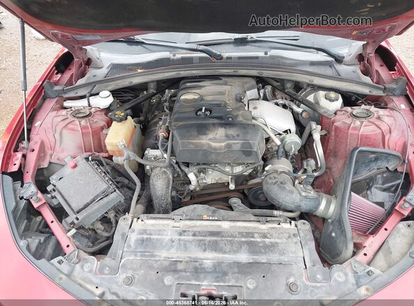 1G1FB1RX6J0142633 2018 CHEVROLET CAMARO Темно-бордовый Вид сзади
