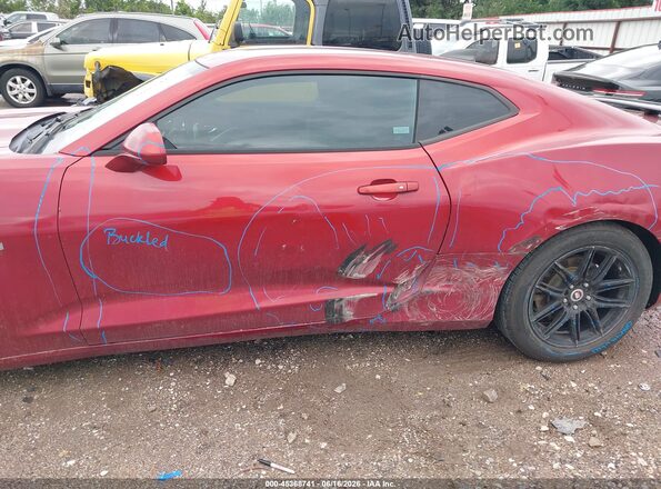 1G1FB1RX6J0142633 2018 CHEVROLET CAMARO Темно-бордовый Вид спереди