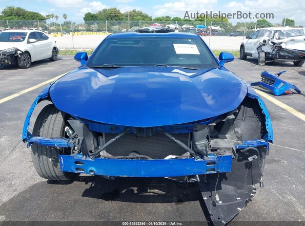 1G1FB1RX6J0146889 2018 CHEVROLET CAMARO Blue Вид спереду