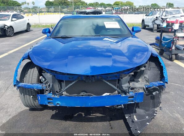 1G1FB1RX6J0146889 2018 CHEVROLET CAMARO Blue Вид задньої частини салону