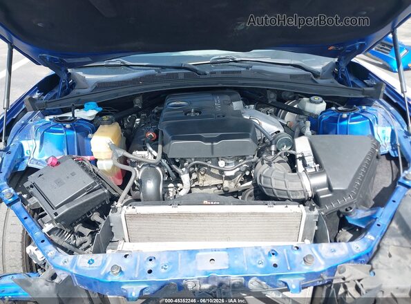 1G1FB1RX6J0146889 2018 CHEVROLET CAMARO Blue Вид ззаду