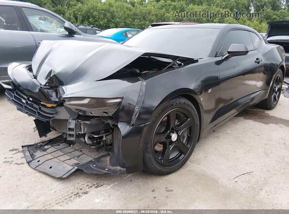1G1FB1RX7N0108321 2022 CHEVROLET CAMARO Black Vista tres cuartos delantera izquierda