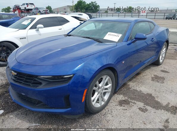 1G1FB1RX8L0103416 2020 CHEVROLET CAMARO Blue Առջևի ձախ երեք քառորդ տեսարան