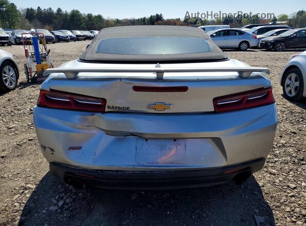 1G1FB3DS2J0126176 2018 CHEVROLET CAMARO Silver Հետևի տեսք