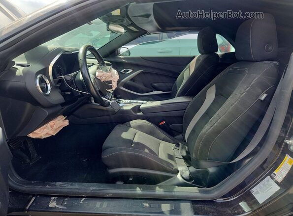 1G1FB3DS2R0118400 2024 CHEVROLET CAMARO Black Vista interior delantera