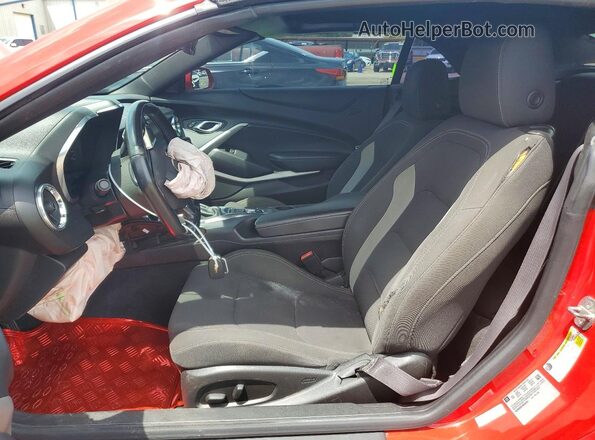 1G1FB3DS3H0168799 2017 CHEVROLET CAMARO Red Vista interior delantera
