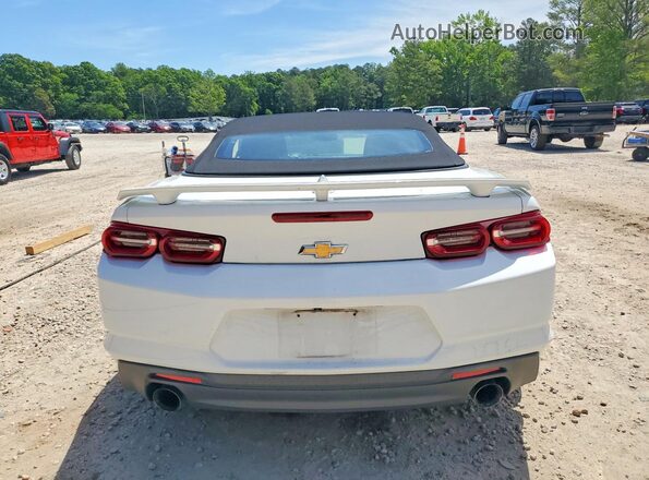 1G1FB3DS3K0111560 2019 CHEVROLET CAMARO White Вид ззаду