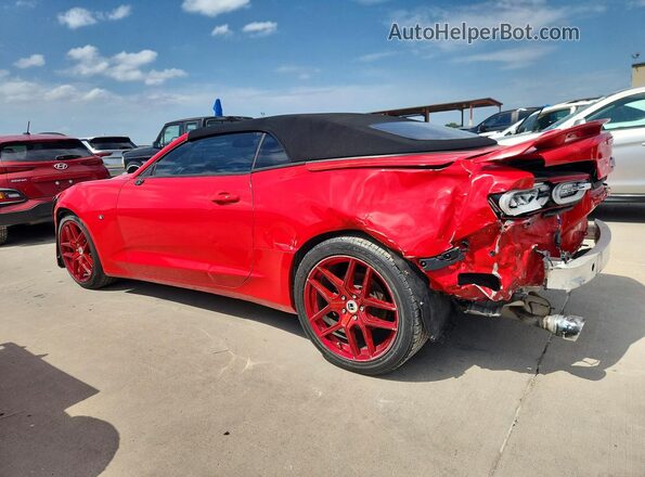 1G1FB3DS4L0105428 2020 CHEVROLET CAMARO Red უკანა მარცხენა