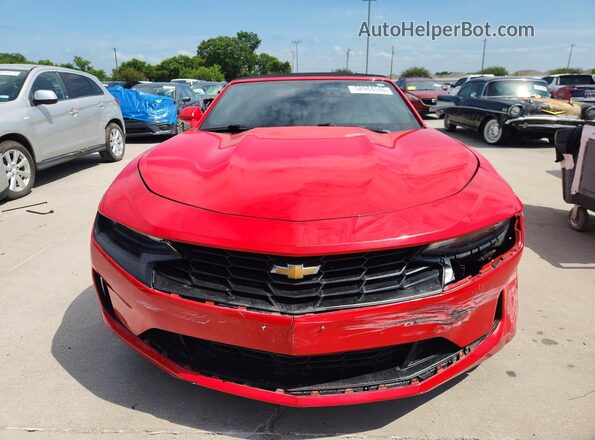 1G1FB3DS4L0105428 2020 CHEVROLET CAMARO Red წინა ხედი