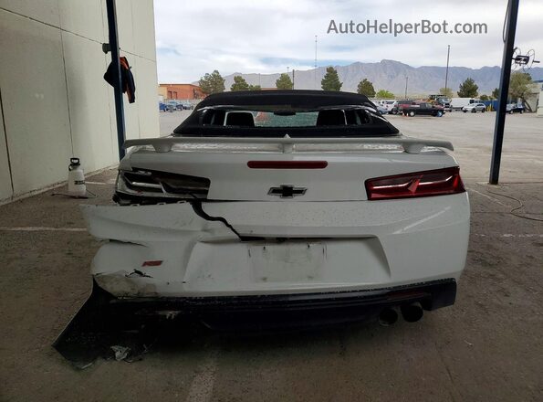 1G1FB3DS5J0143523 2018 CHEVROLET CAMARO White უკანა ხედი