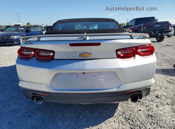 1G1FB3DS5K0145001 2019 CHEVROLET CAMARO Silver Հետևի տեսք